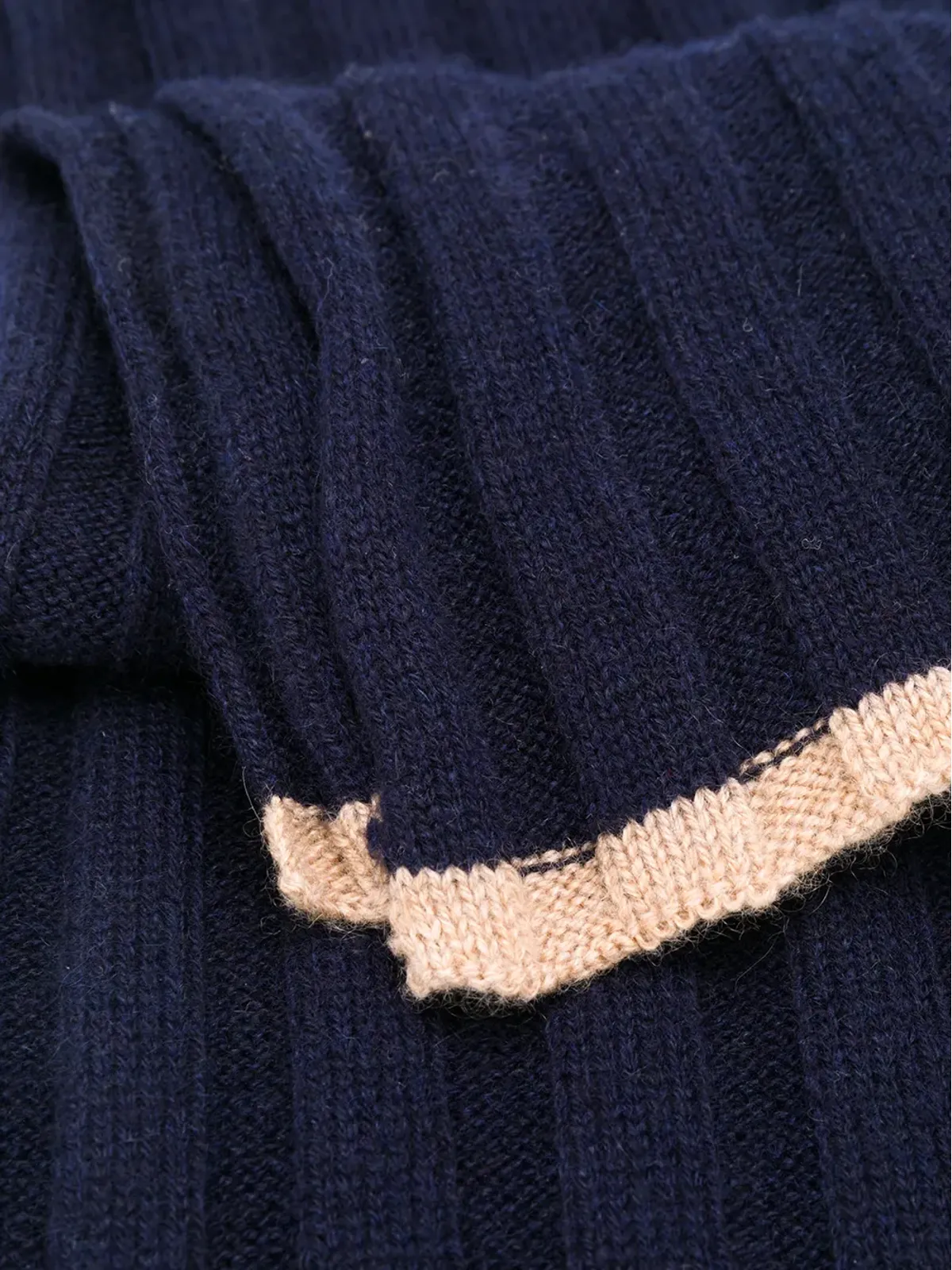 Brunello Cucinelli リブ編みスカーフ - 画像3