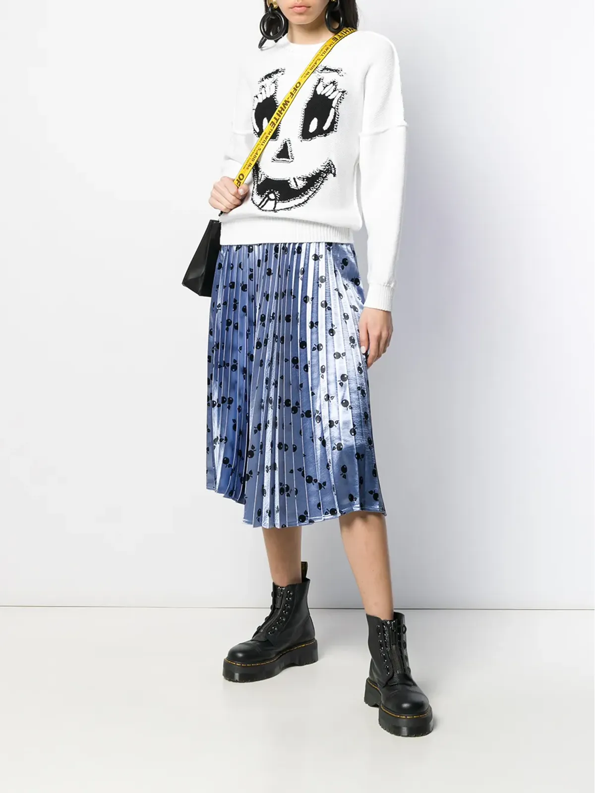 Moschino パンプキンフェイス インターシャ ジャンパー - 画像2