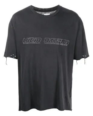 Alchemist ディストレストTシャツ ブラック - サムネイル1