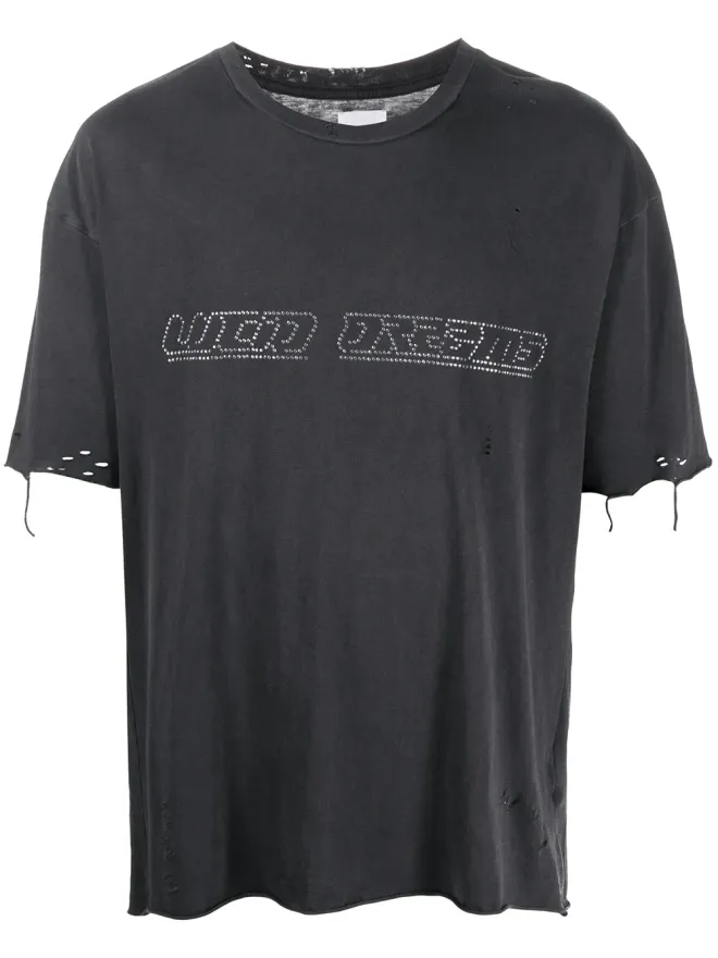 Alchemist Alchemist ディストレストTシャツ ブラックの商品画像