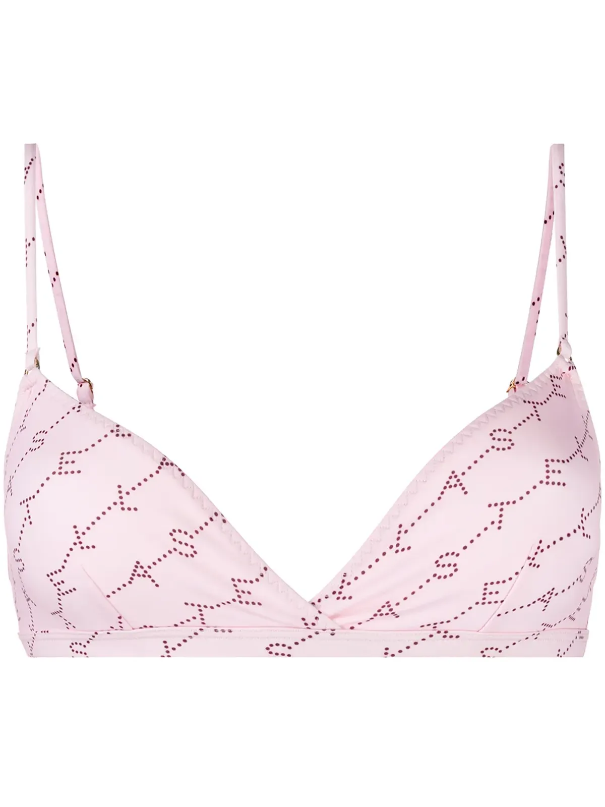 Stella McCartney モノグラムプリントビキニトップ - 画像1