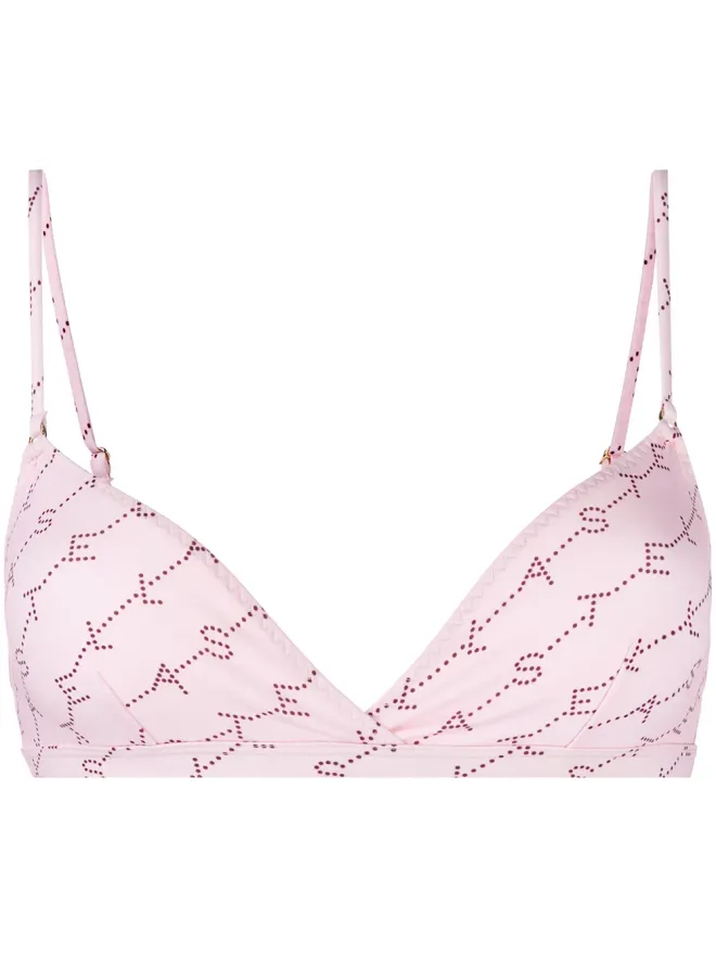Stella McCartney Stella McCartney モノグラムプリントビキニトップの商品画像