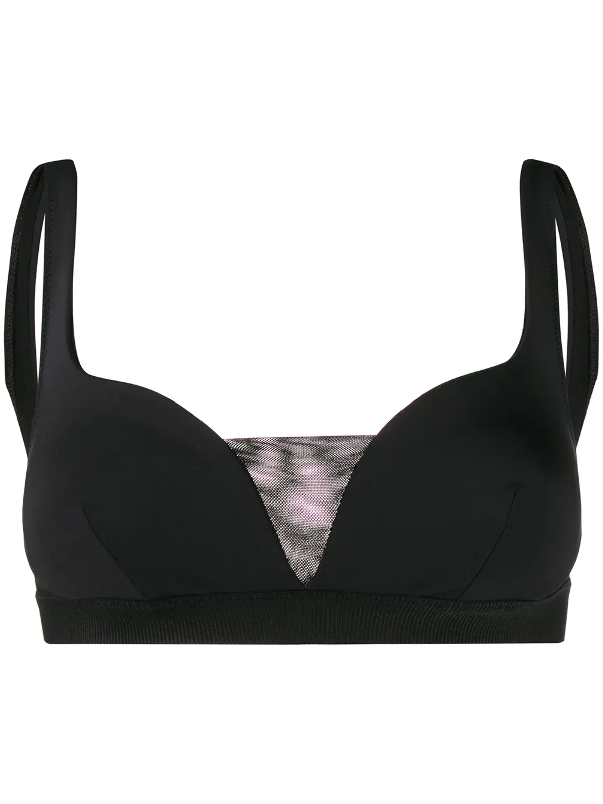 Stella McCartney プランジスタイルビキニトップ - ブラック - 画像1