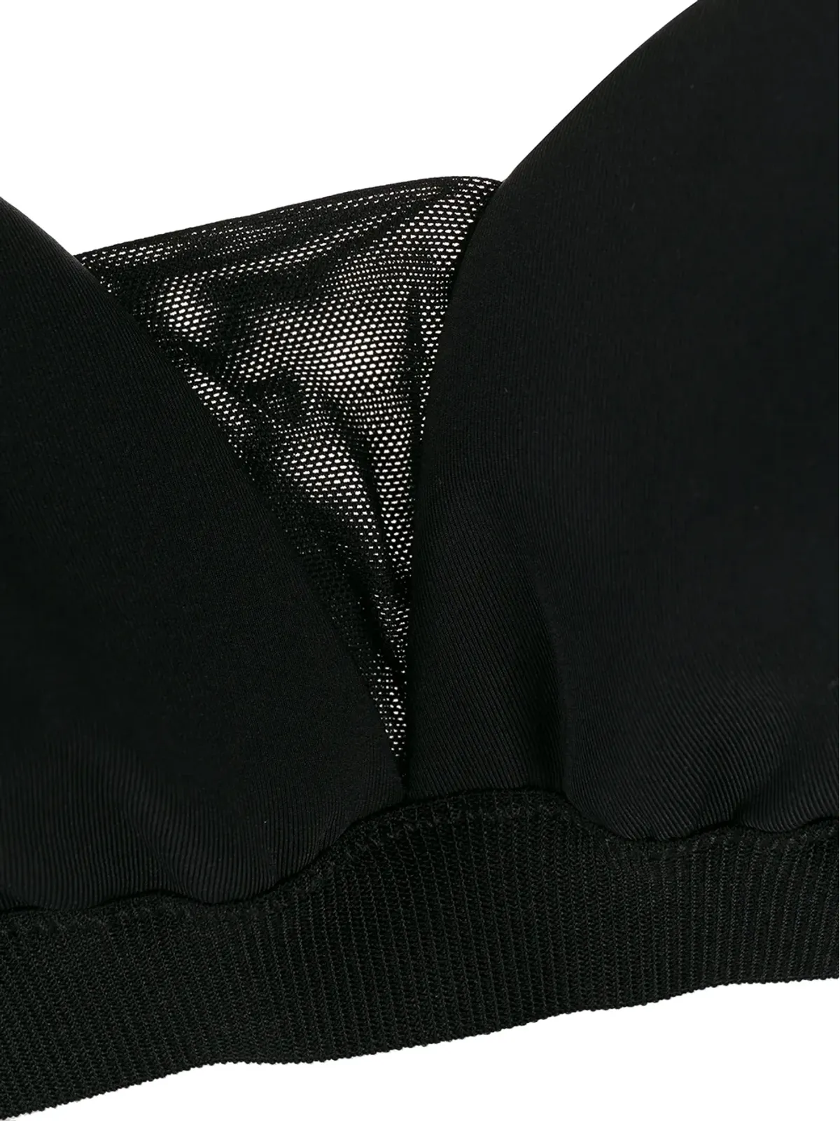 Stella McCartney プランジスタイルビキニトップ - ブラック - 画像3