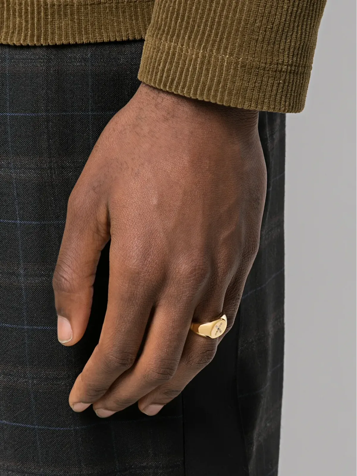 Nialaya Jewelry 10周年記念コレクション シグネットリング - ゴールド - 画像2