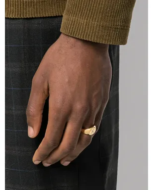 Nialaya Jewelry 10周年記念コレクション シグネットリング - ゴールド - サムネイル2