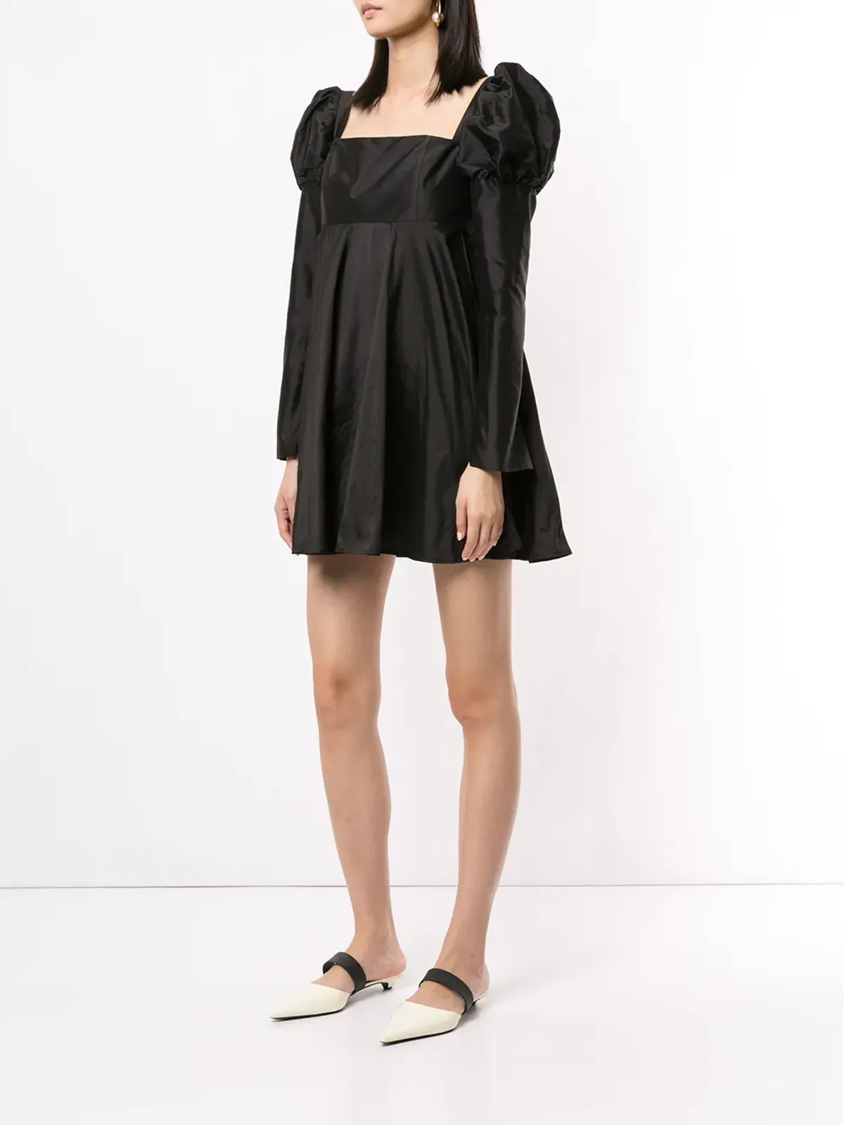 Macgraw ロマンティック パフスリーブ ドレス - 画像3