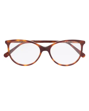 Gucci Eyewear GG0550O オーバルフレーム眼鏡 - ブラウン - サムネイル1
