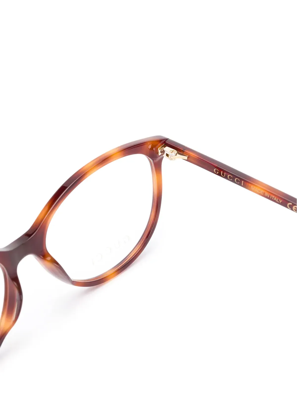 Gucci Eyewear GG0550O オーバルフレーム眼鏡 - ブラウン - 画像3