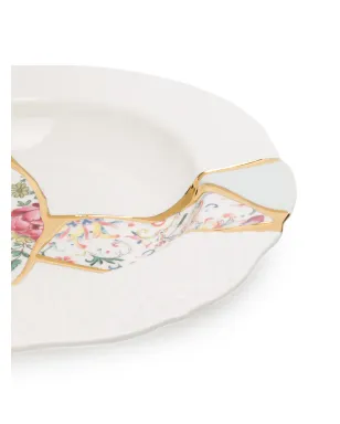 Seletti 金継ぎデザートプレート（24cm）- ホワイト - サムネイル3