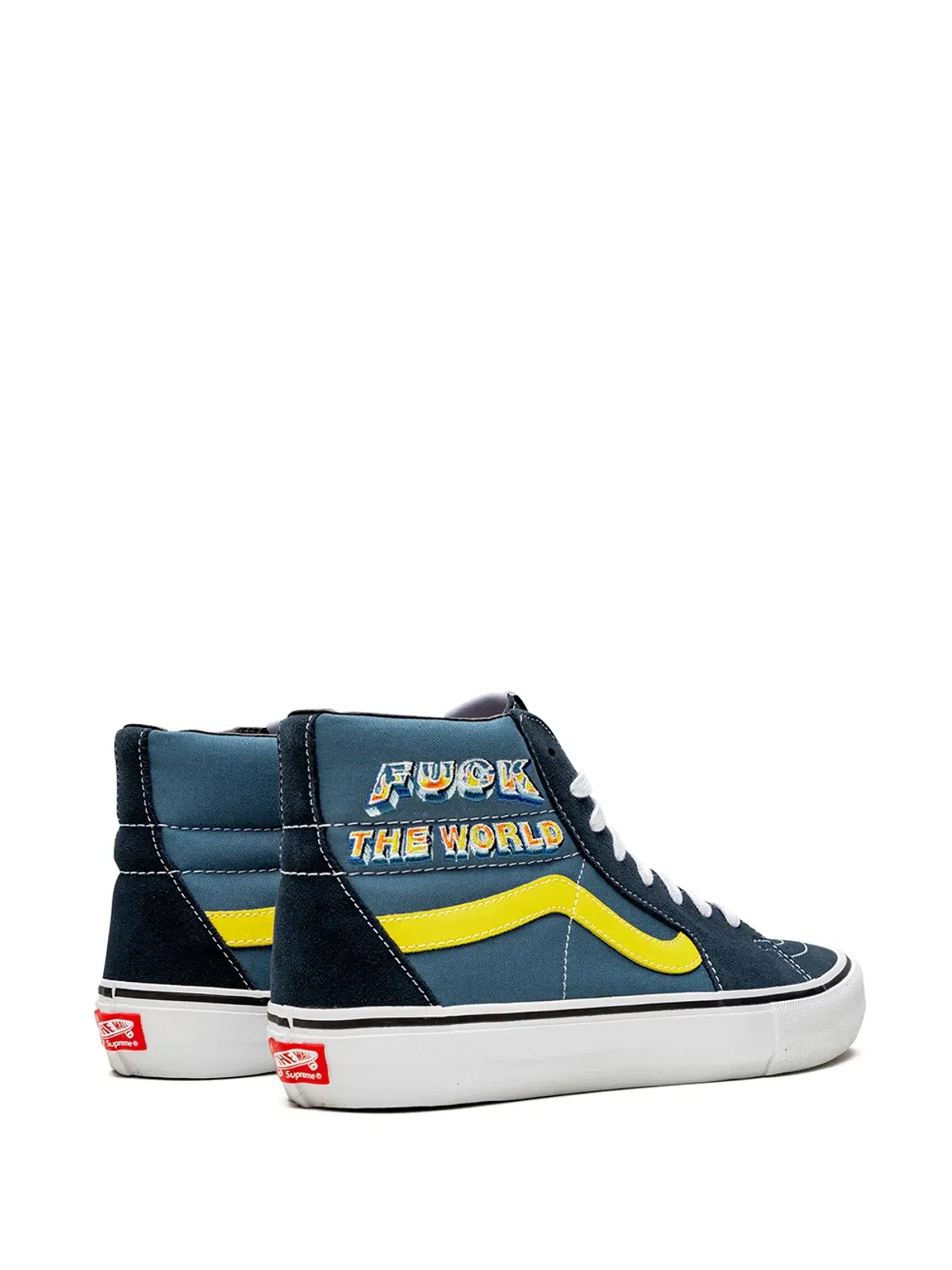 Vans x Supreme Sk8-Hi Pro Navy スニーカー - 画像3