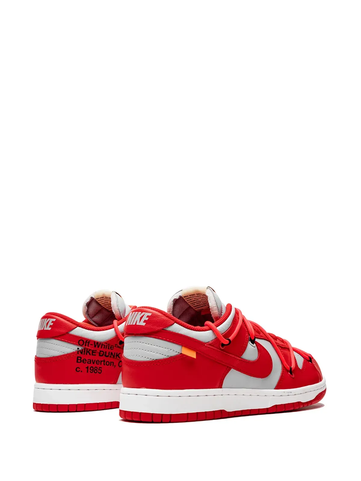 Nike X Off-White ダンク ロー スニーカー - 画像3