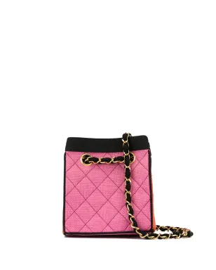 CHANEL Pre-Owned 1990年製 キルティング トート オレンジ - サムネイル1