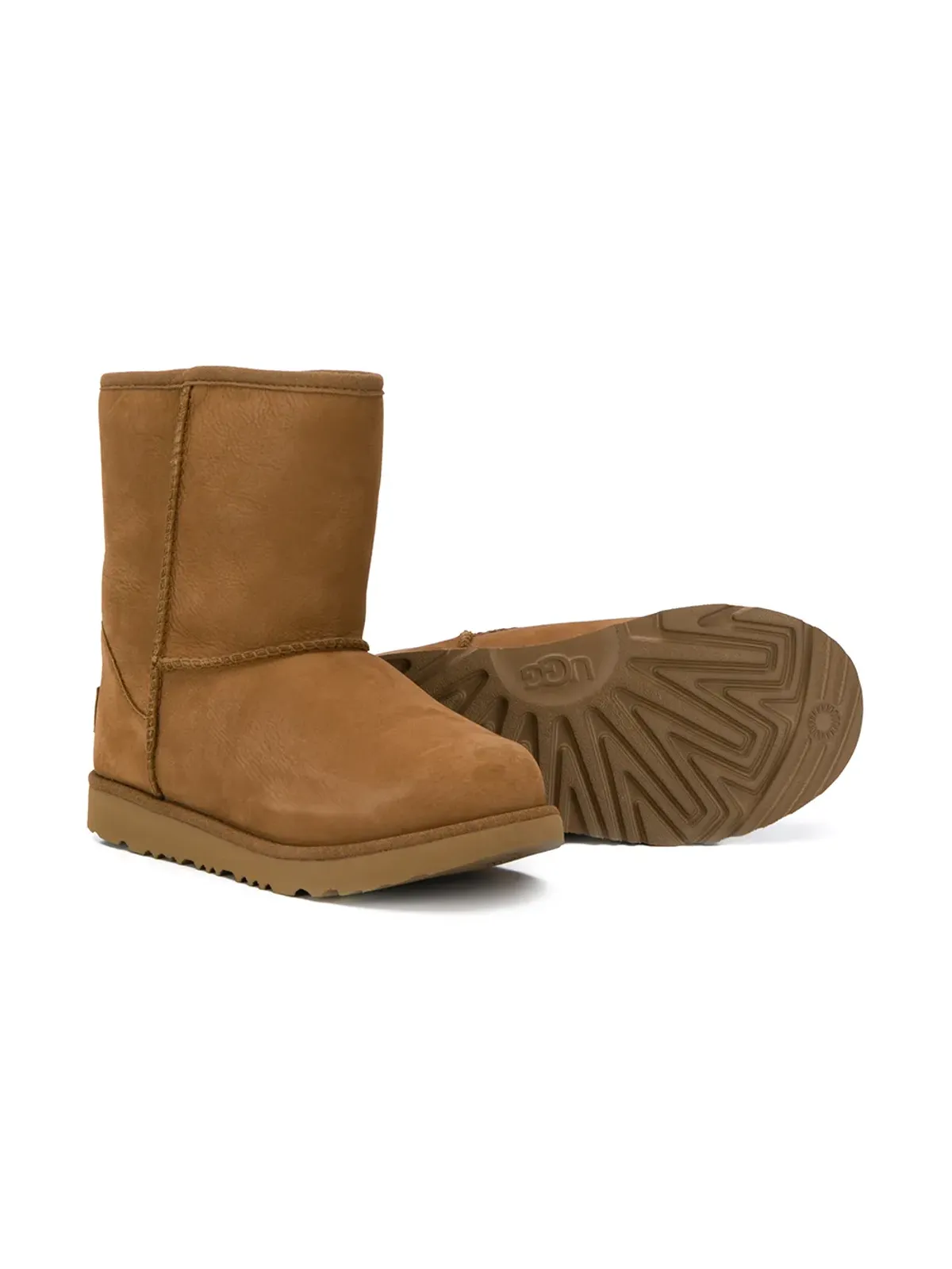UGG Kids ロングブーツ（フラットソール） - ブラウン - 画像2