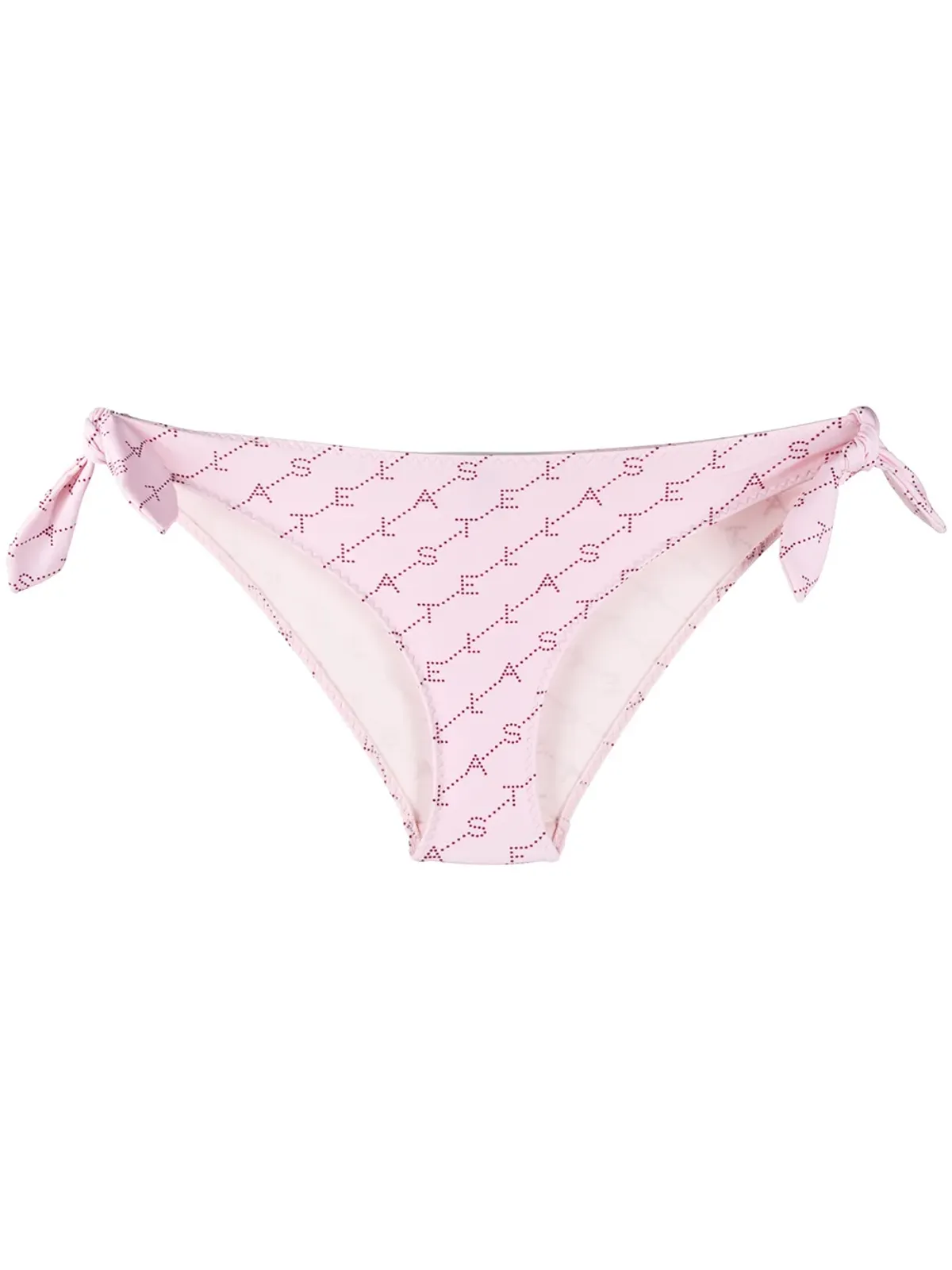 Stella McCartney モノグラムプリント ビキニボトムス - ピンク - 画像1