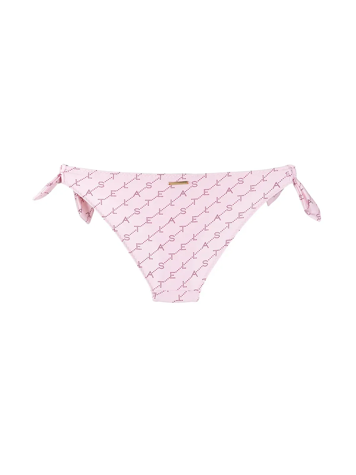 Stella McCartney モノグラムプリント ビキニボトムス - ピンク - 画像2