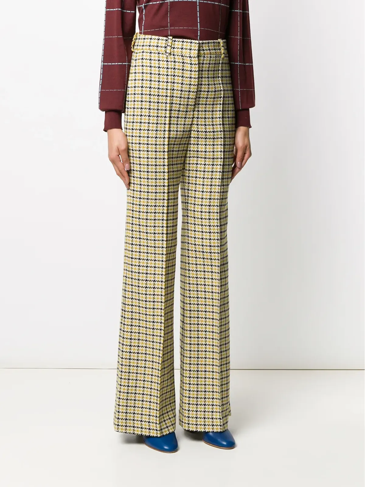 Victoria Beckham ハイウエストフレアパンツ - 画像3