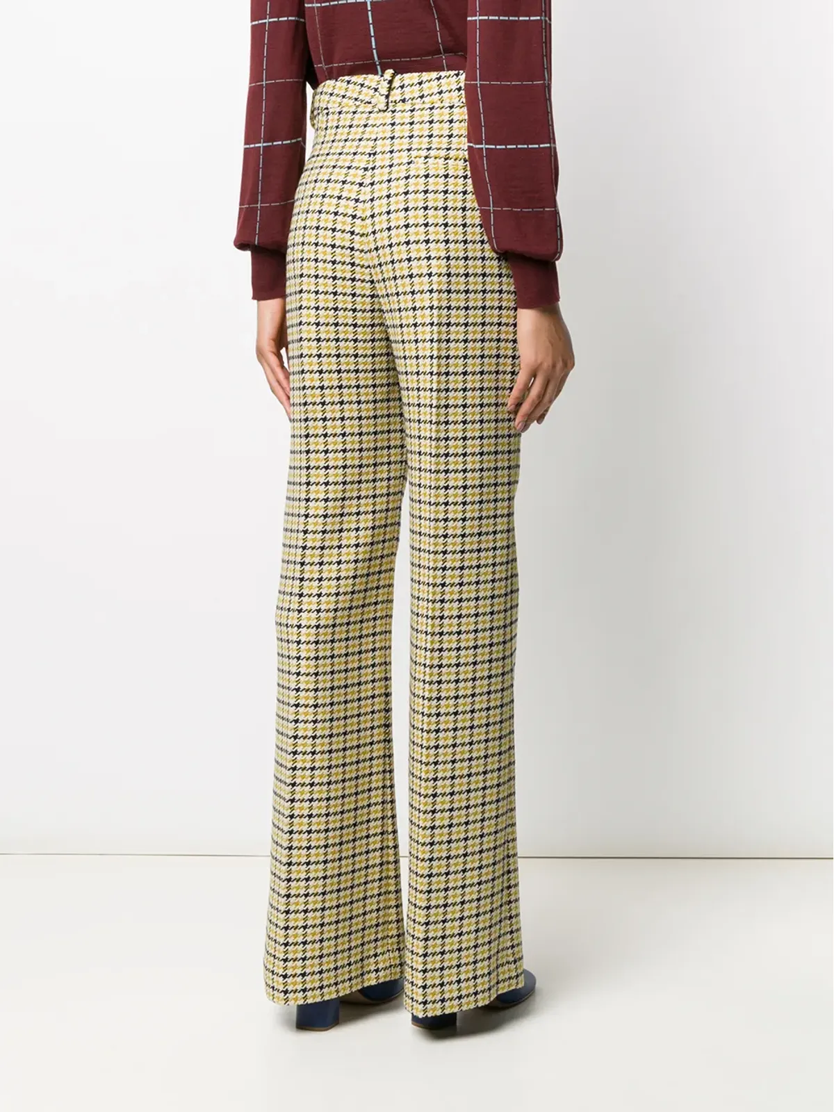 Victoria Beckham ハイウエストフレアパンツ - 画像4