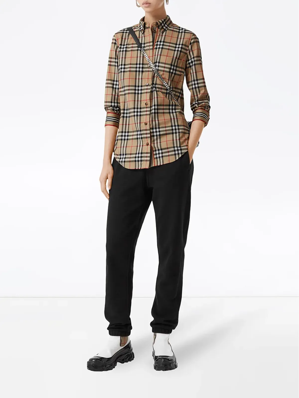 Burberry ヴィンテージチェック ボタンダウンシャツ - 画像2