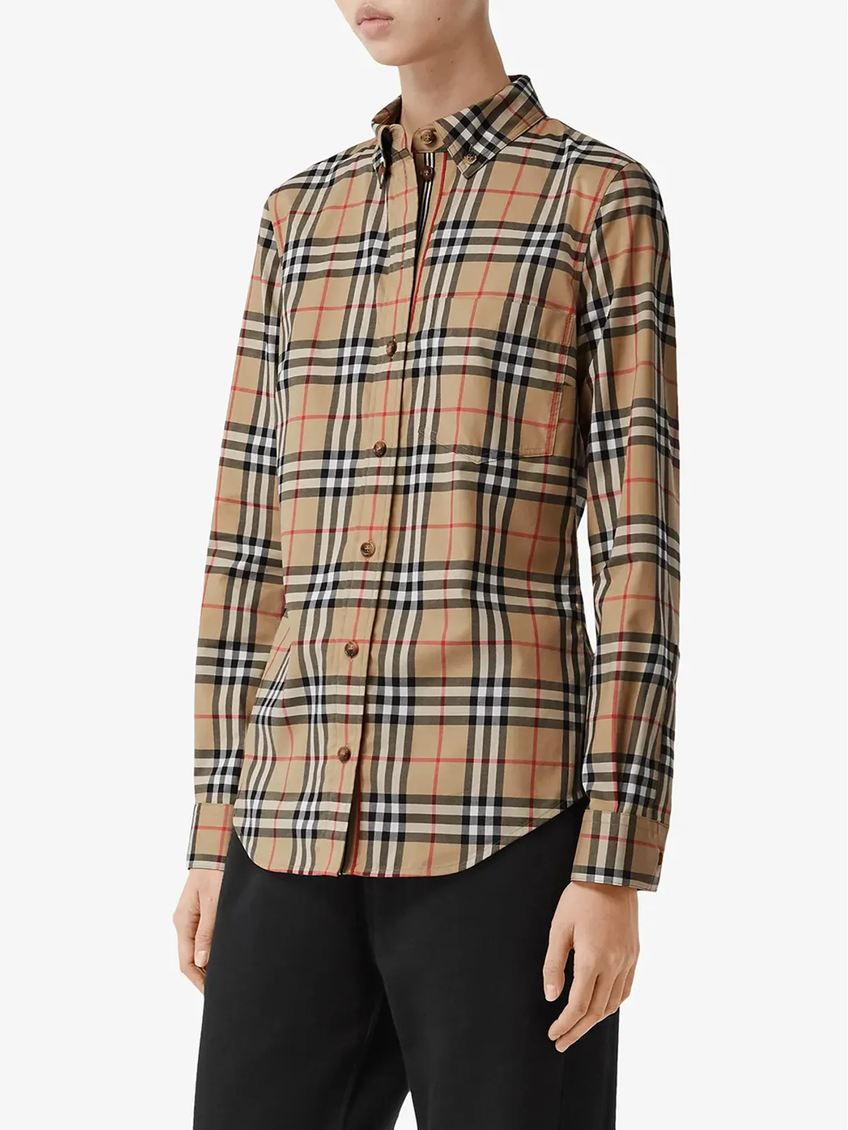Burberry ヴィンテージチェック ボタンダウンシャツ - 画像3