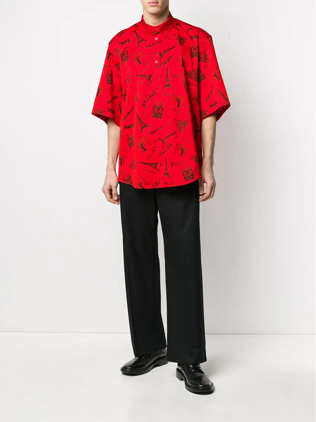Balenciaga Paris Resto 半袖シャツ - 画像2