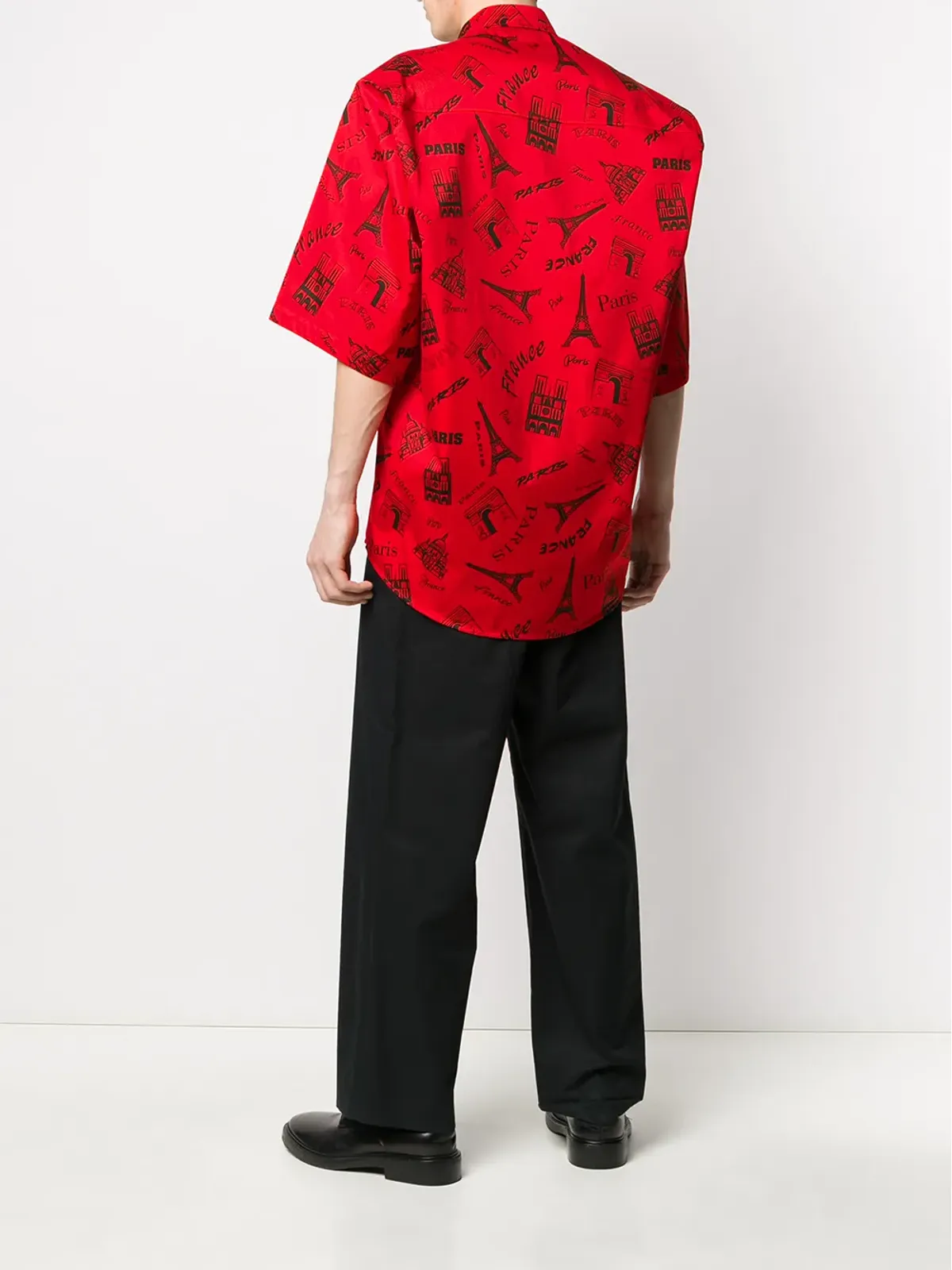 Balenciaga Paris Resto 半袖シャツ - 画像4