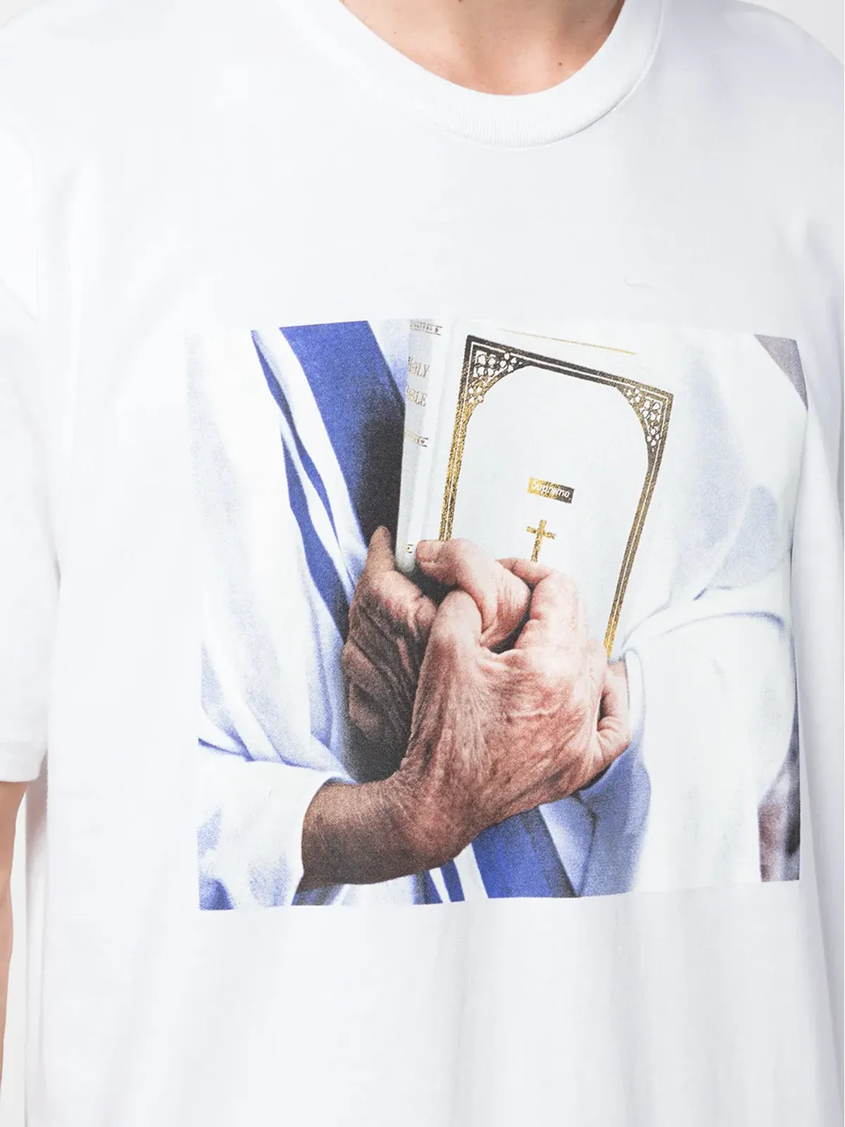 Supreme 聖書プリント クルーネックTシャツ - 画像5