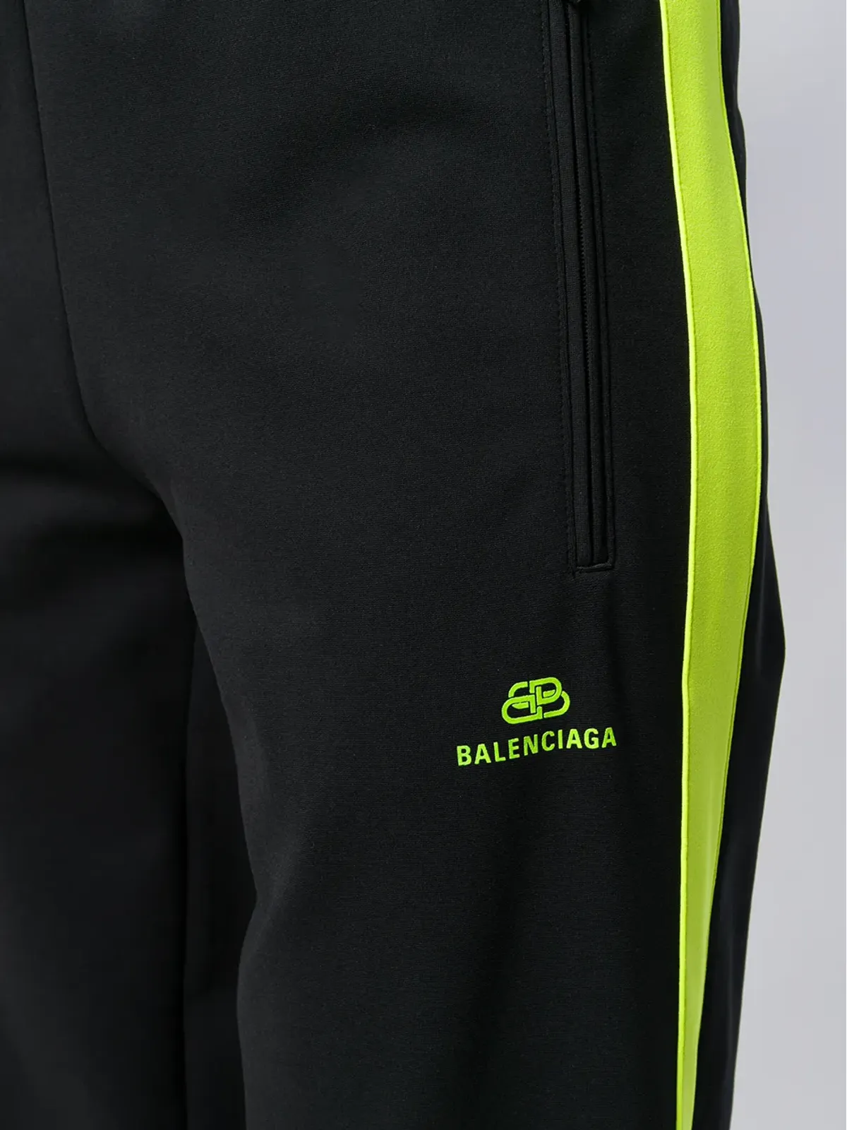 Balenciaga ハイライズ・トラックパンツ - ブラック - 画像5