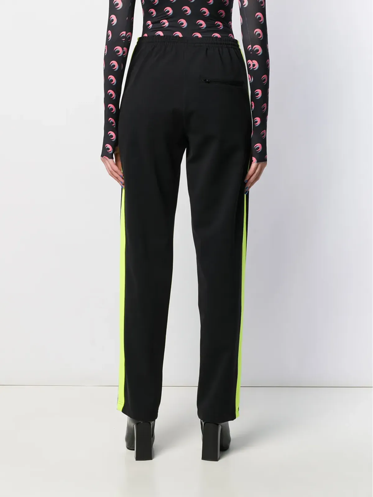 Balenciaga ハイライズ・トラックパンツ - ブラック - 画像4