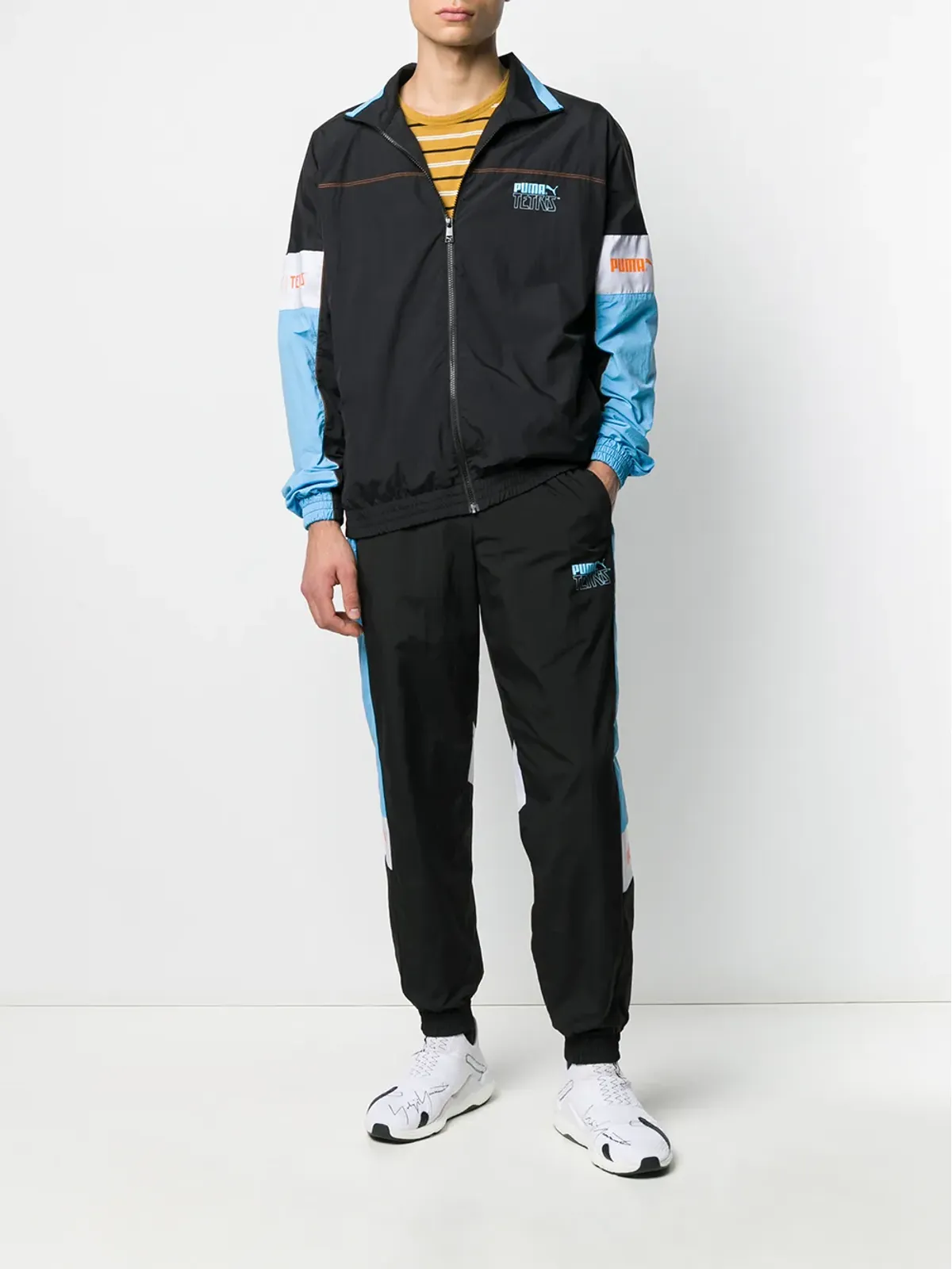 PUMA ロゴ トラックパンツ - ブラック - 画像2