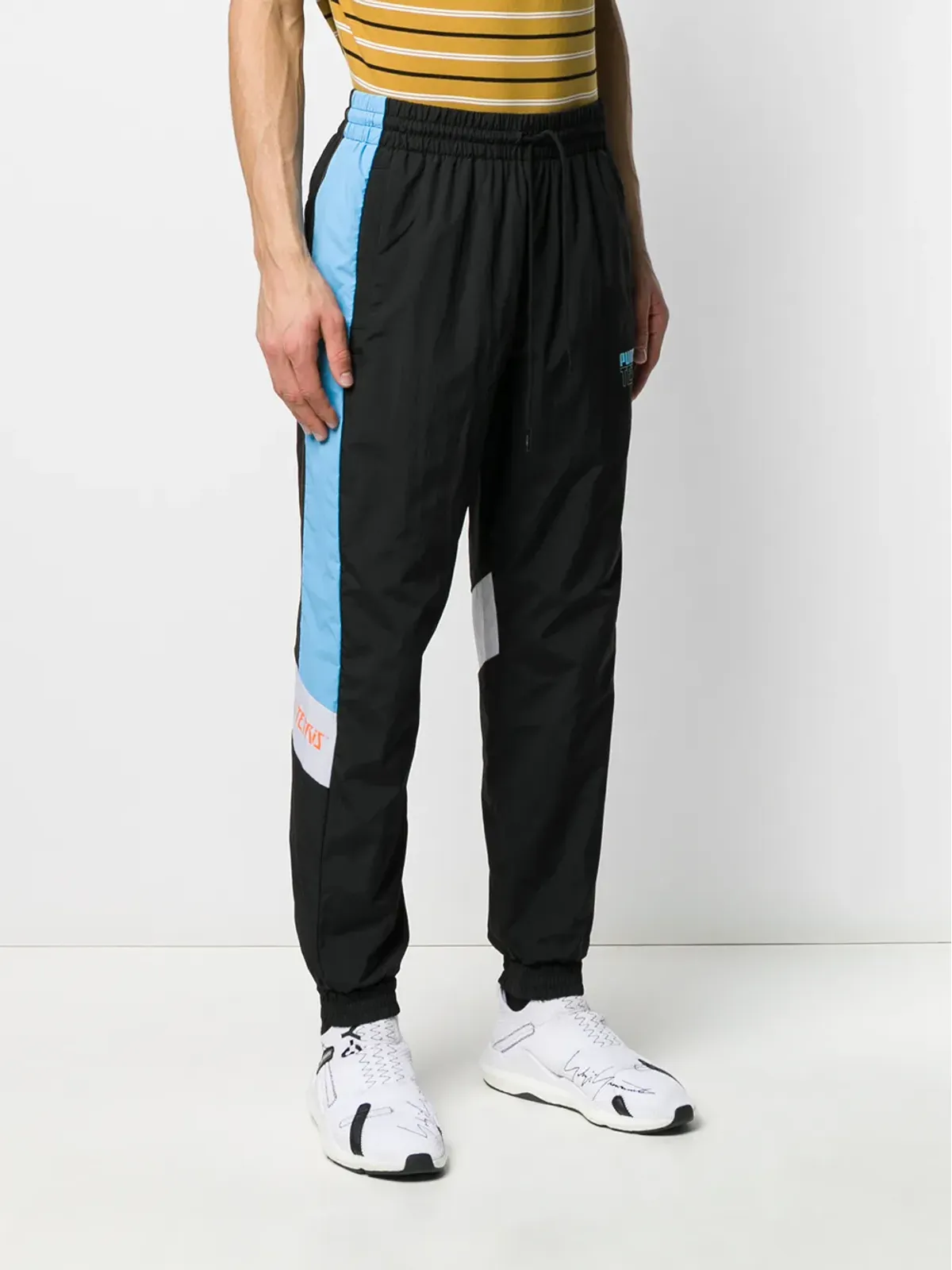 PUMA ロゴ トラックパンツ - ブラック - 画像3