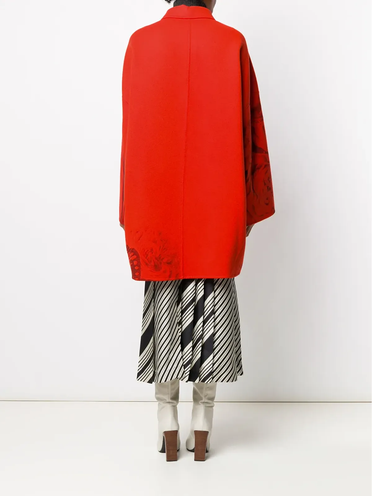 Valentino Garavani x Undercover Lovers print オーバーサイズコート - 画像4
