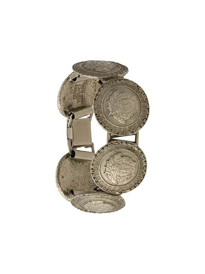 Versace Pre-Owned Versace Pre-Owned 1990年代 メデューサ アーティキュレーテッド ブレスレット - シルバーの商品画像