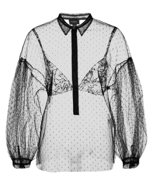 Giambattista Valli シアーレースシャツ - サムネイル1