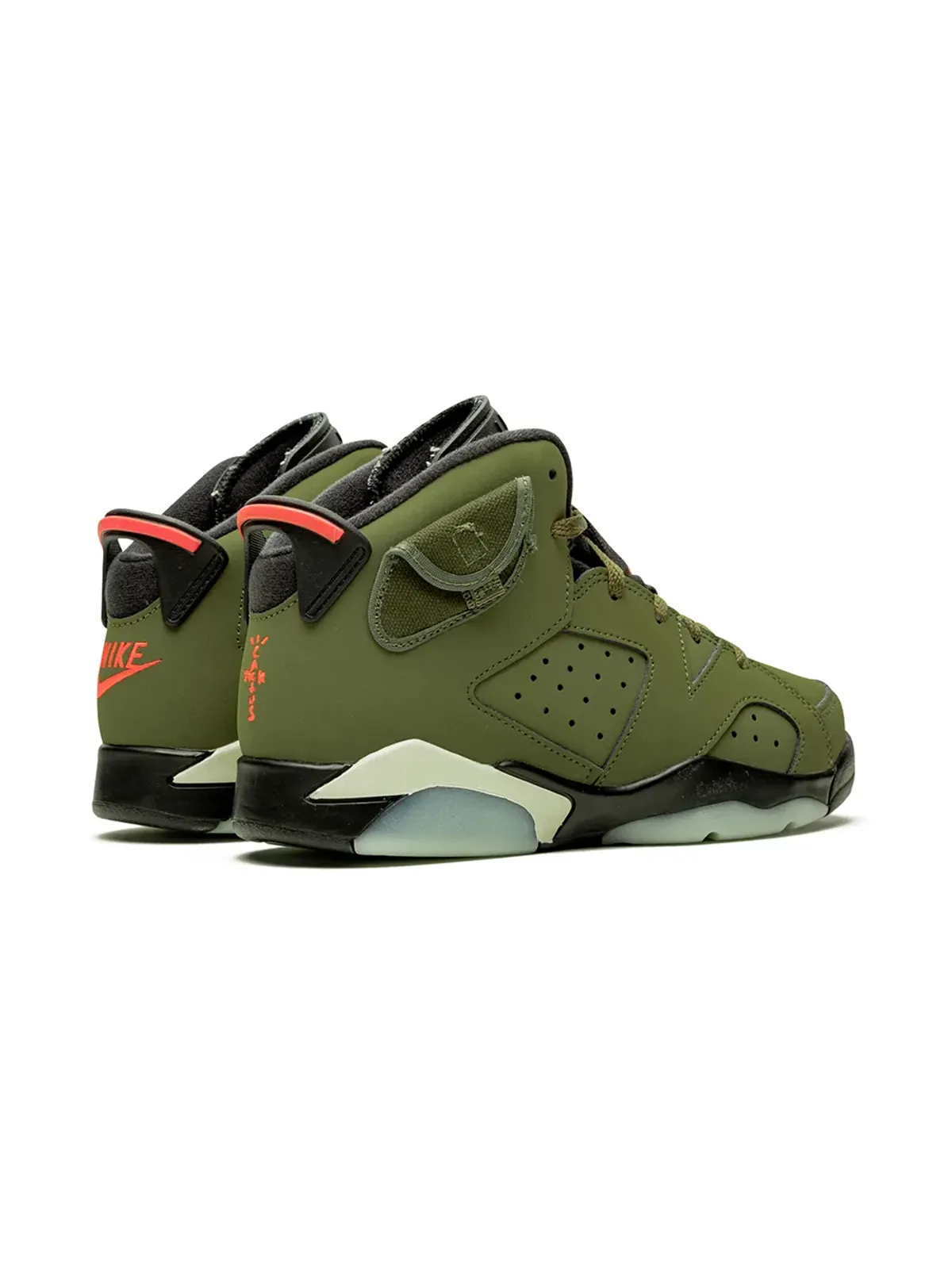 Jordan Kids x Travis Scott Air Jordan 6 "Cactus Jack" sneakers - Green - 画像3