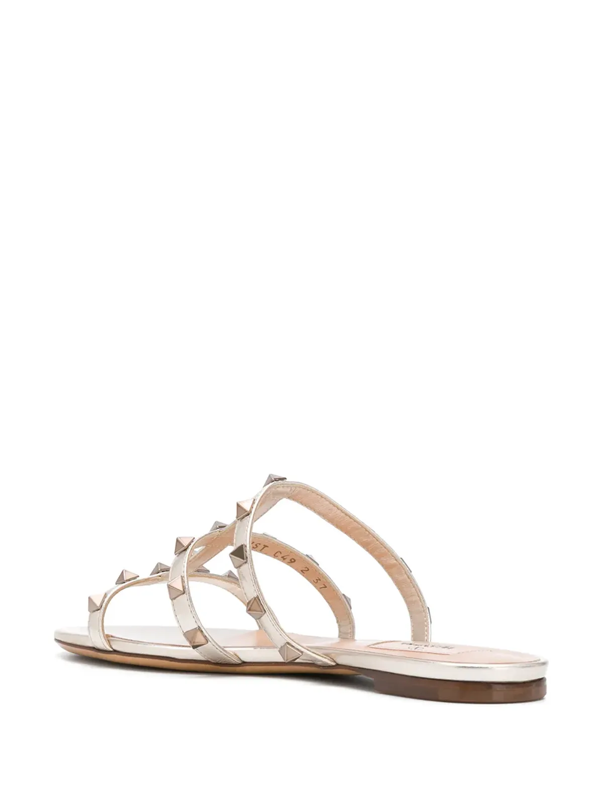Valentino Garavani Rockstud T-strapサンダル - 画像3