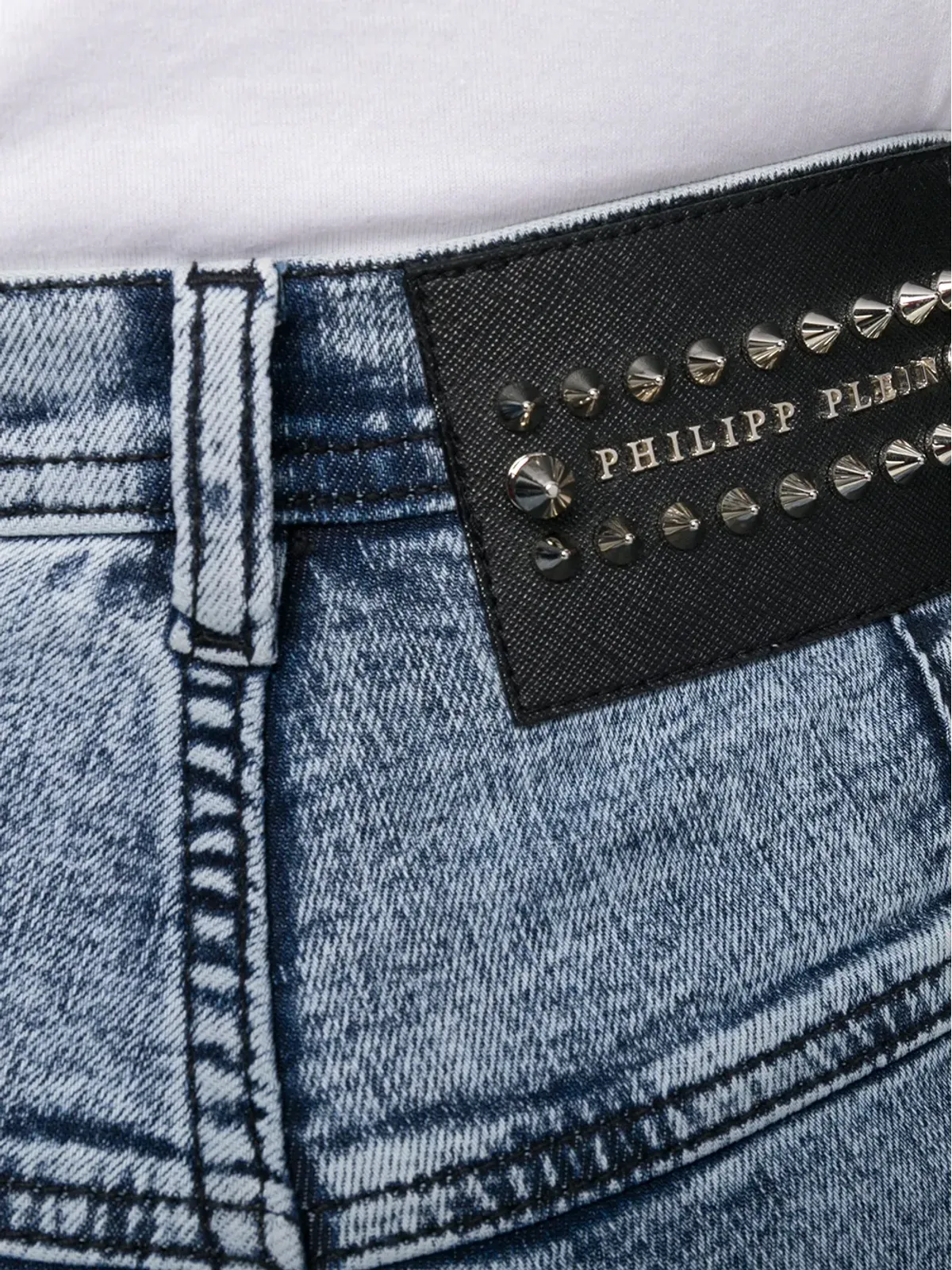 Philipp Plein ハイライズスキニージーンズ ブルー - 画像5