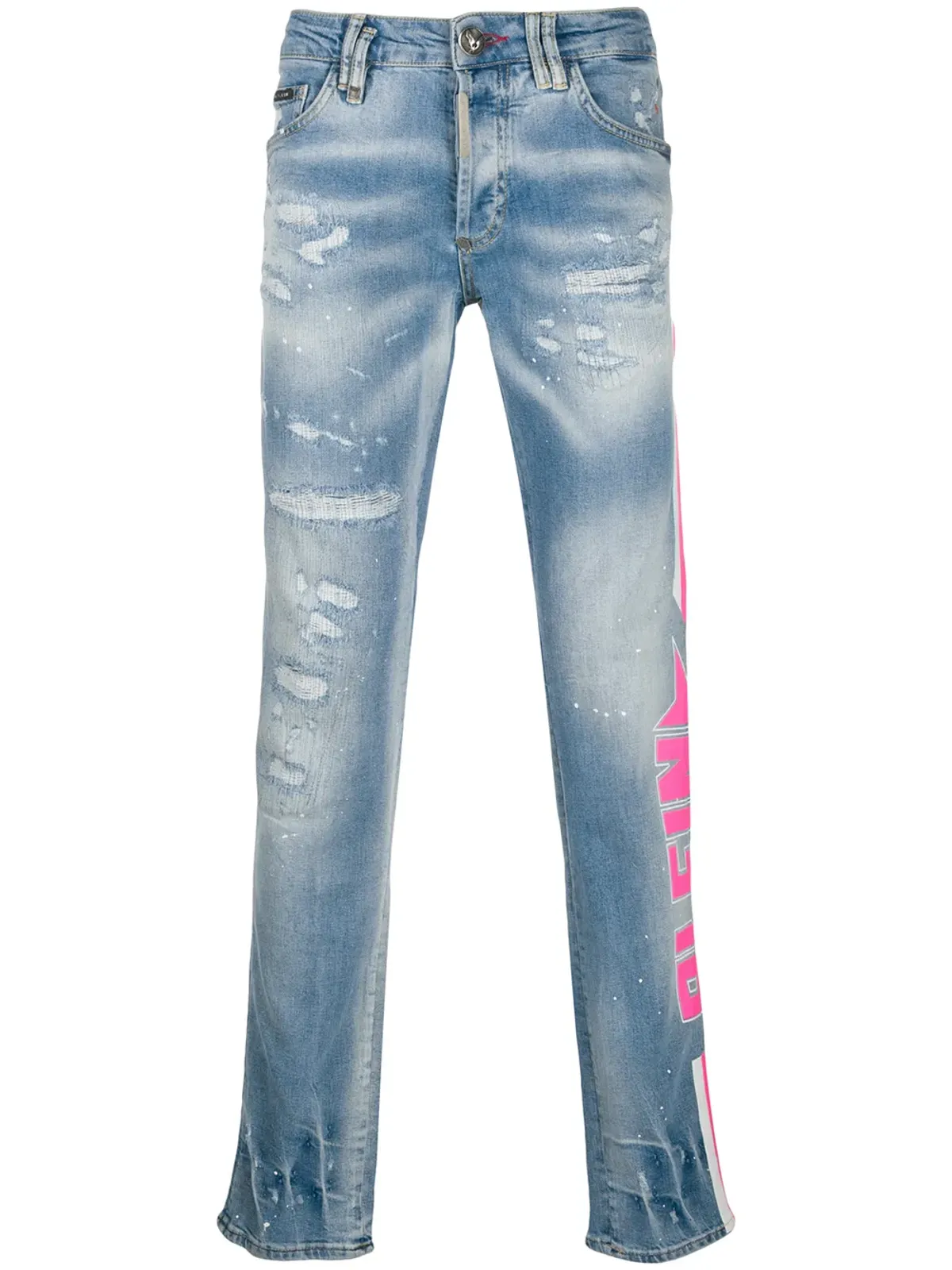 Philipp Plein スーパーストレートカット Plein Star ジーンズ - 画像1
