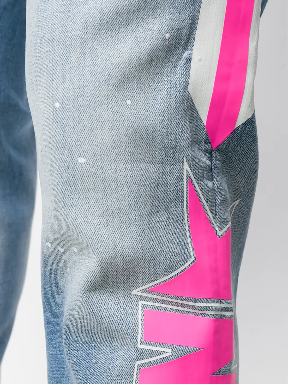 Philipp Plein スーパーストレートカット Plein Star ジーンズ - 画像5