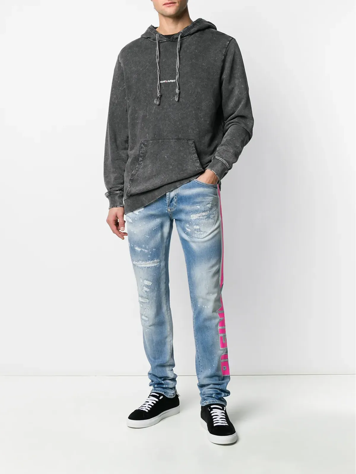 Philipp Plein スーパーストレートカット Plein Star ジーンズ - 画像2