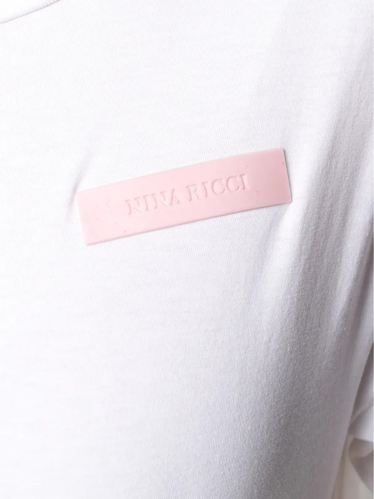 Nina Ricci ボックスロゴパッチTシャツ - 画像5