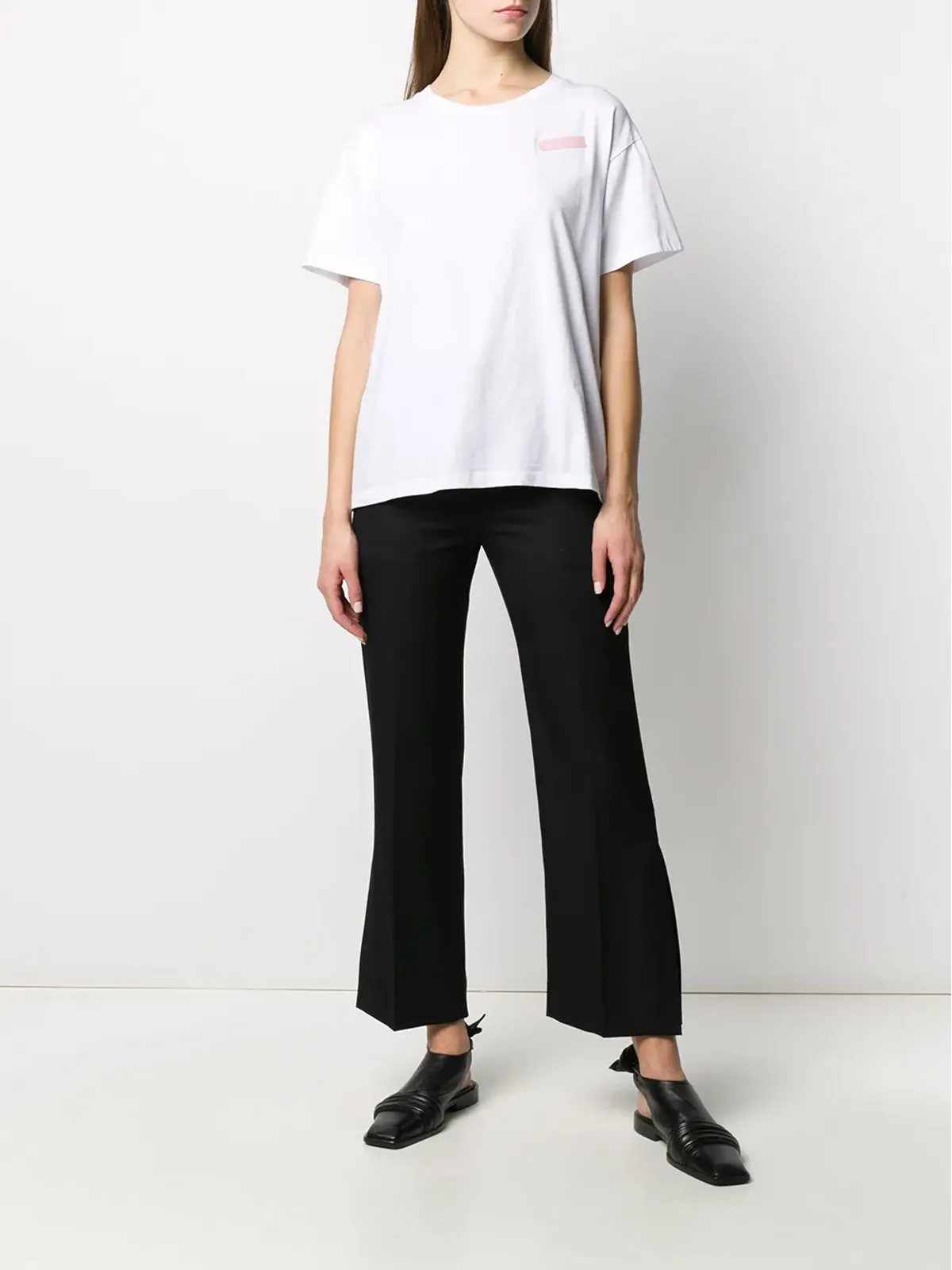 Nina Ricci ボックスロゴパッチTシャツ - 画像2
