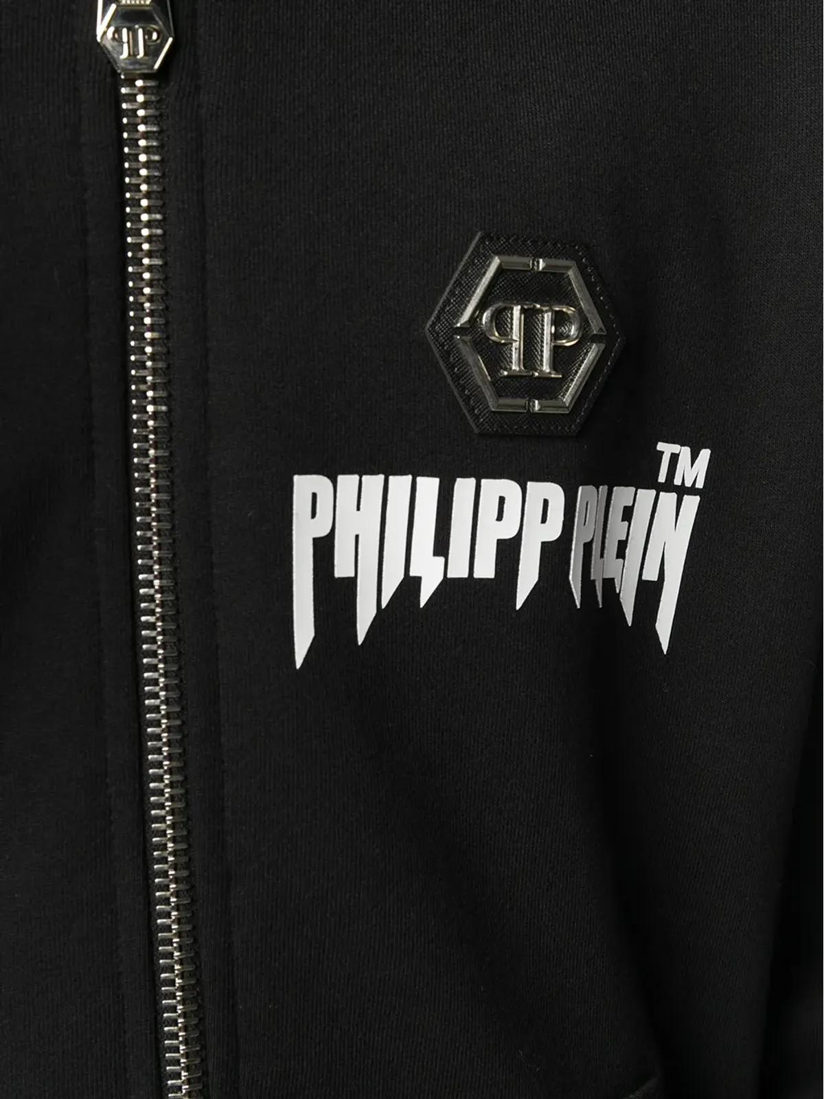 Philipp Plein スタッド付きジップフーディ - 画像5