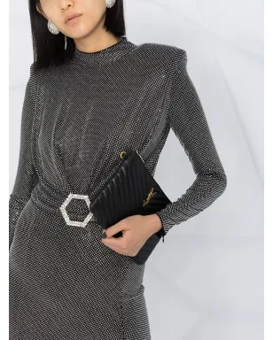 Philipp Plein クリスタル ロングドレス - サムネイル3