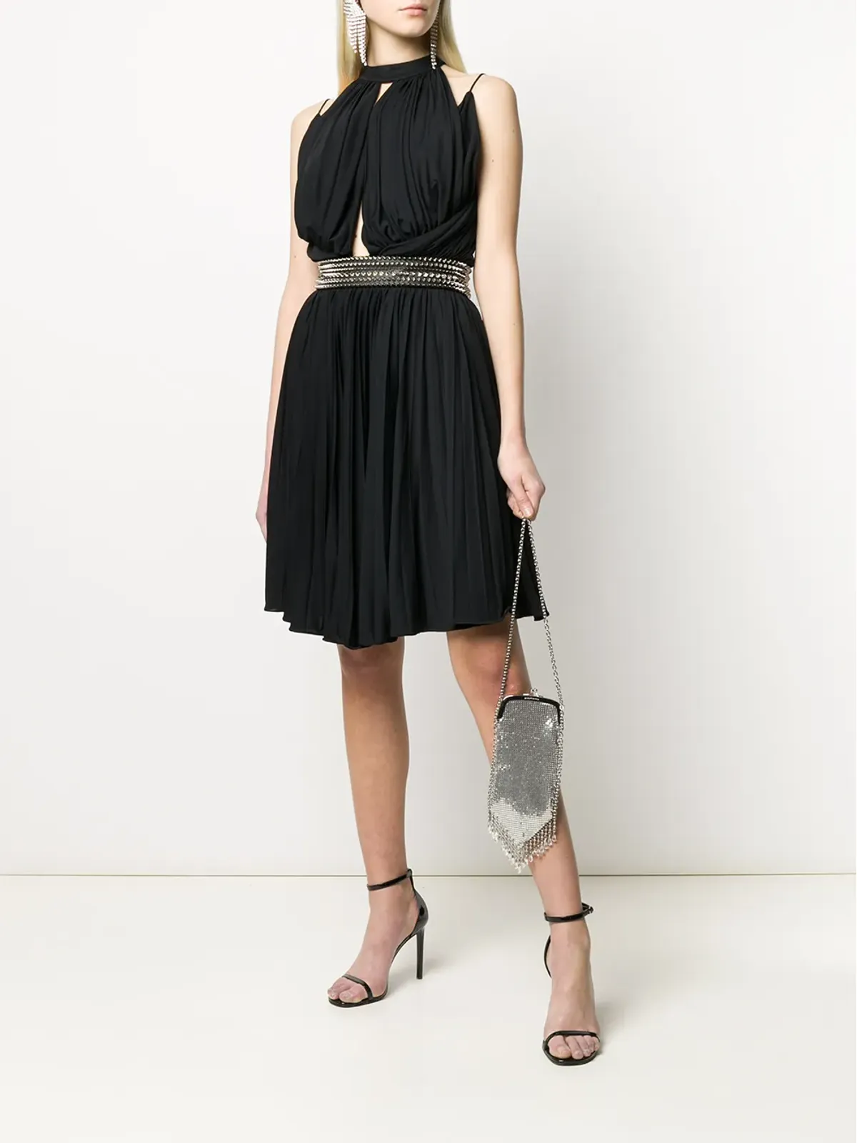 Philipp Plein ブラック スタッズドレス - 画像2