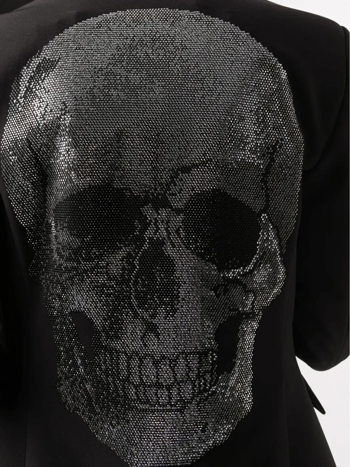 Philipp Plein クリスタルスカルエンブリッシュドブレザー - 画像5