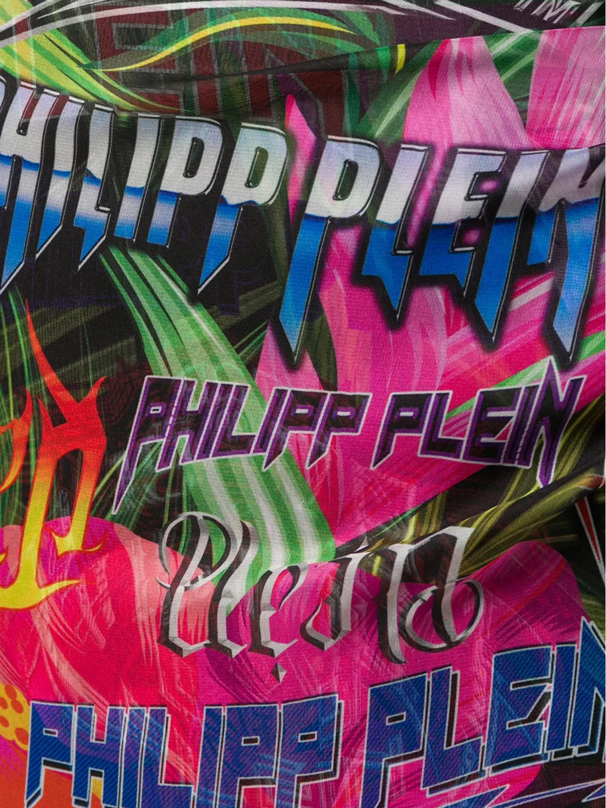 Philipp Plein ジャングルロック ロングスリーブドレス - 画像5