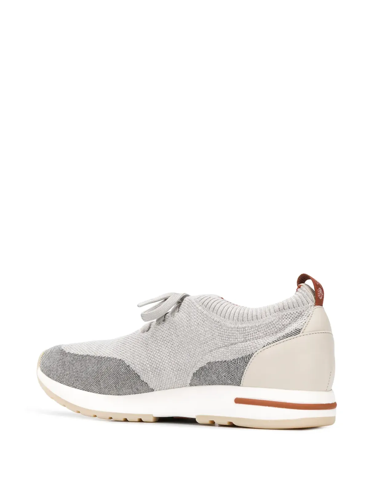 Loro Piana ソックスタイル ロー・トップ スニーカー グレー - 画像3
