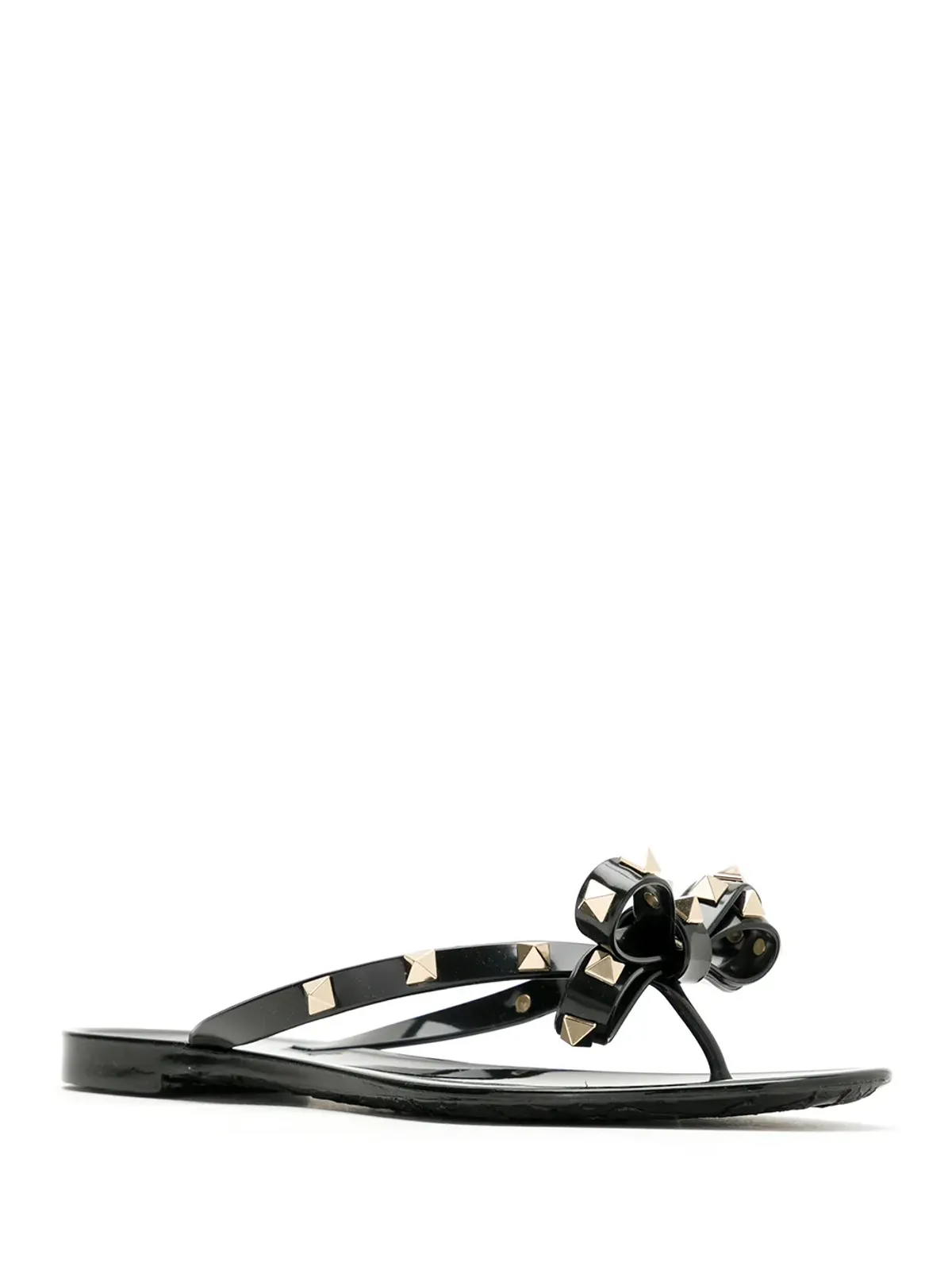 Valentino Garavani ロックスタッド ボウディテール サンダル - 画像2