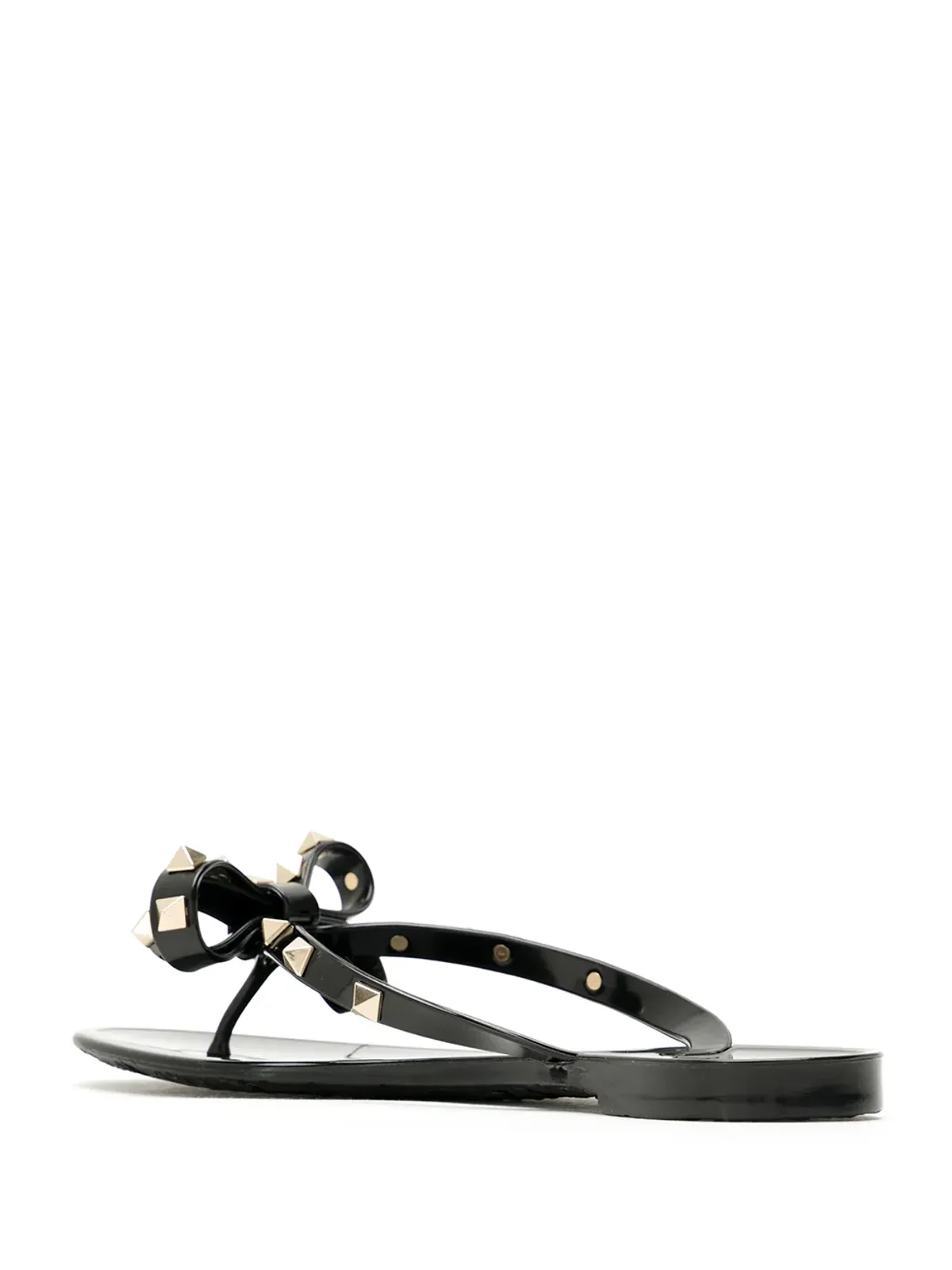 Valentino Garavani ロックスタッド ボウディテール サンダル - 画像3